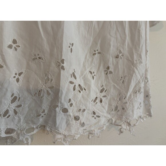 Gap Body Large Top 100% Cotton Boho Embroidered Tunic Cottage Lagenlook Whimsy - Picture 4 of 7